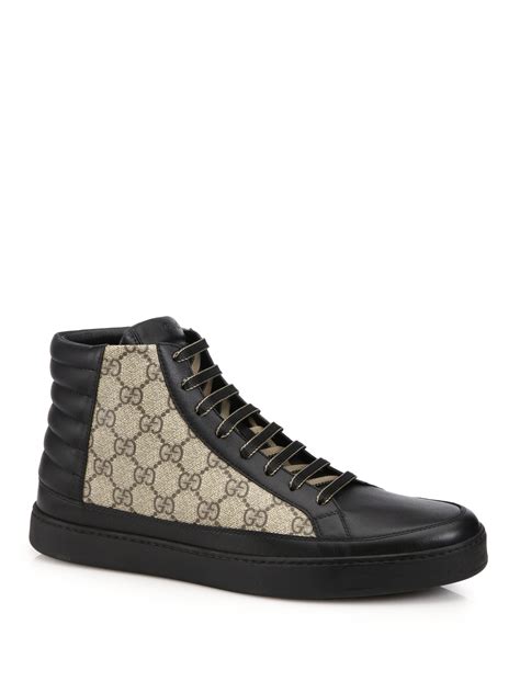 mens gucci high top|Gucci supreme high top black.